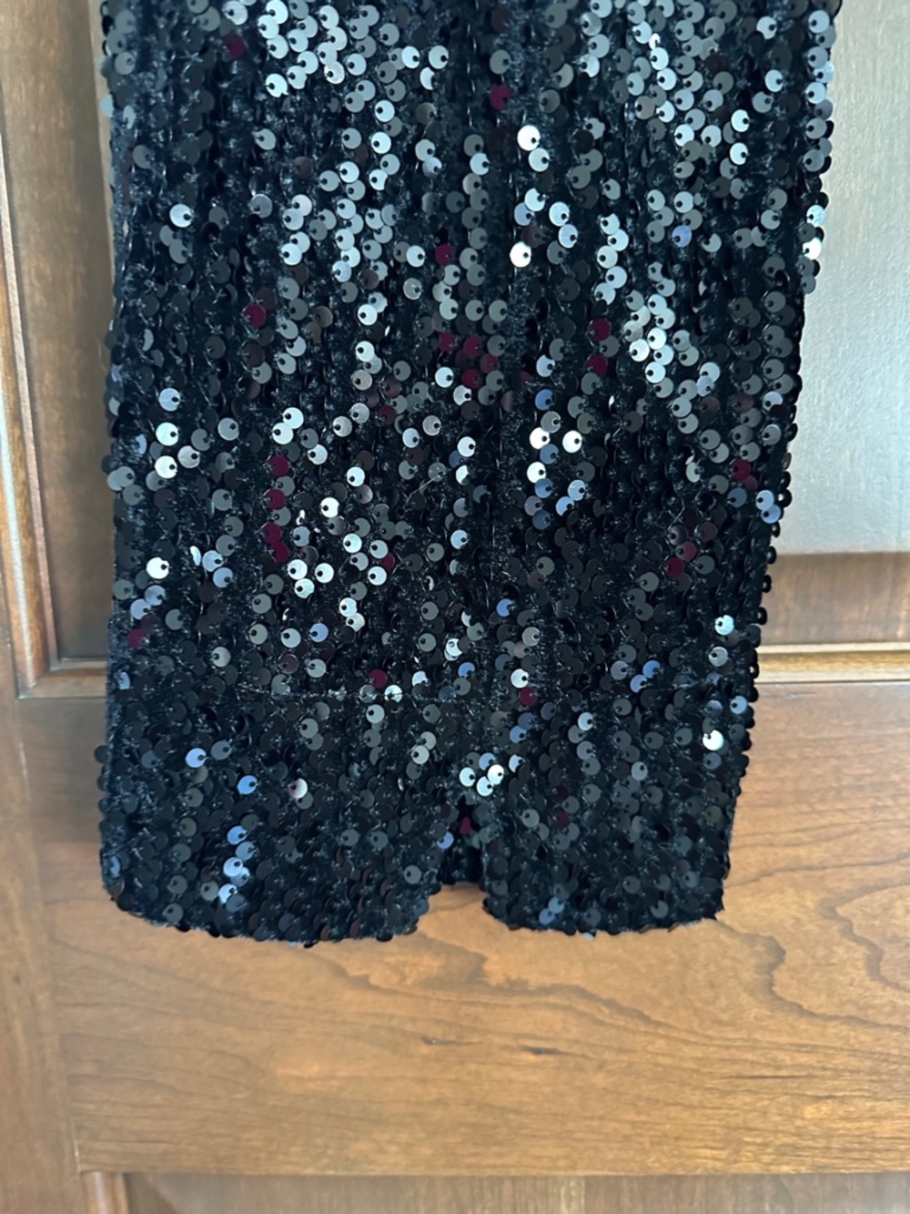 Charter Club Shimmering Black Sequin Pants - Picture 4 of 4